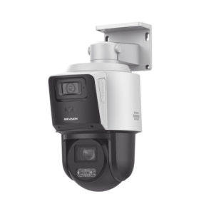 Cámara PTZ IP 4MP Dual Lente Zoom 4X IR+Luz Blanca PoE+ IP66